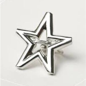 E.M. Star Single Ear Cuff Silver 925 2303-ER92